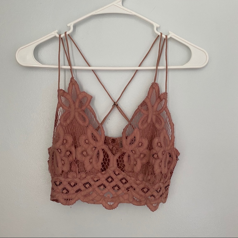 SOLD - Free People Lace Crop Top XS